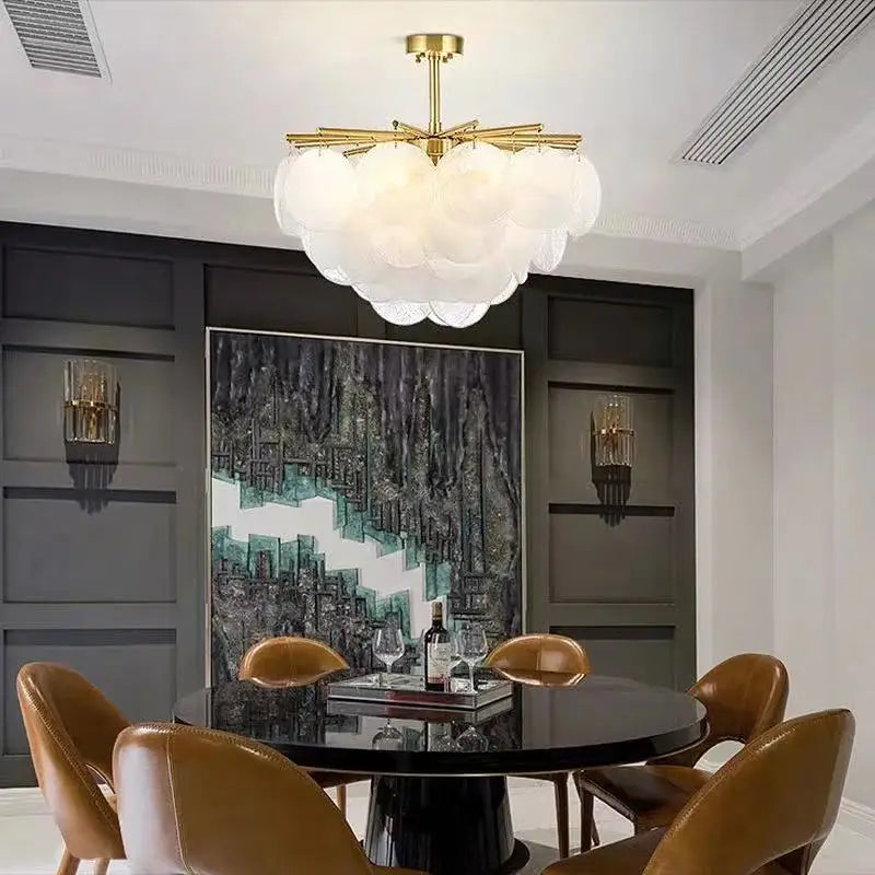 Nordic Iron & Glass Ceiling Light for Any Space