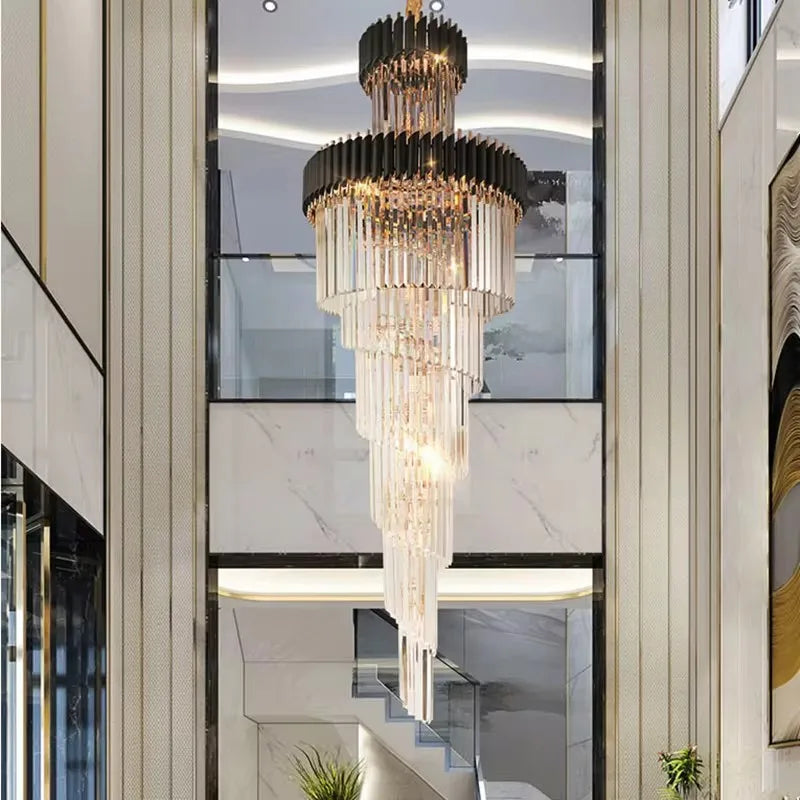Luxury Lighting Best Crystal LED Chandelier for Hotels and Living Spaces