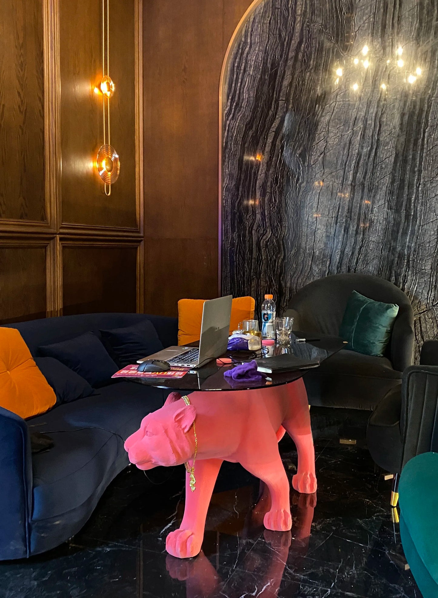 Luxury Leopard Coffee Table: Transform Your Living Room with Artistic Flair!