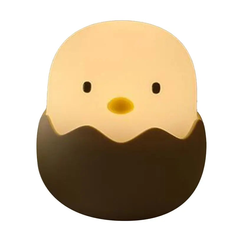 Eggshell Chicken Silicone Pat Lamp USB Night Light