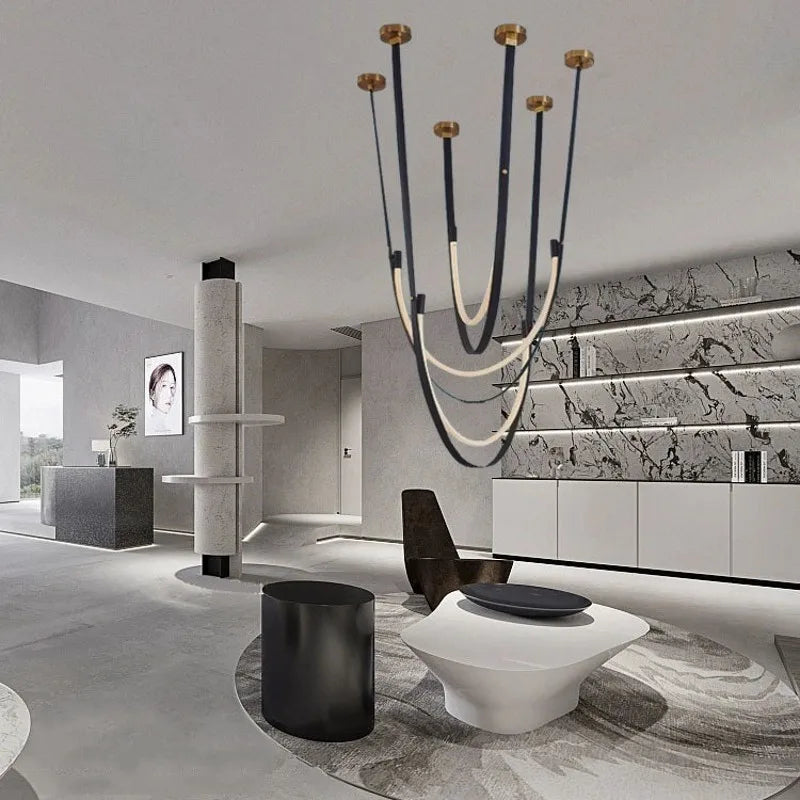 Luxury U Shaped Chandelier For Your Villa, Hotel, or Restaurant Decor