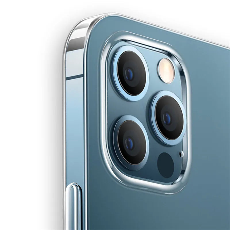 Premium Magsafe Clear Hard PC Case, Luxury Original for iPhone 16, 16 Pro, 16 Plus, 16 ProMax 15/14/13/12 Pro Max MiNi, Strong Magnetic Back, Popup Animation