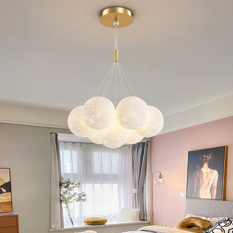 Gorgeous Bubble Chandelier Remote Controlled LED Lights for Kids & Adults