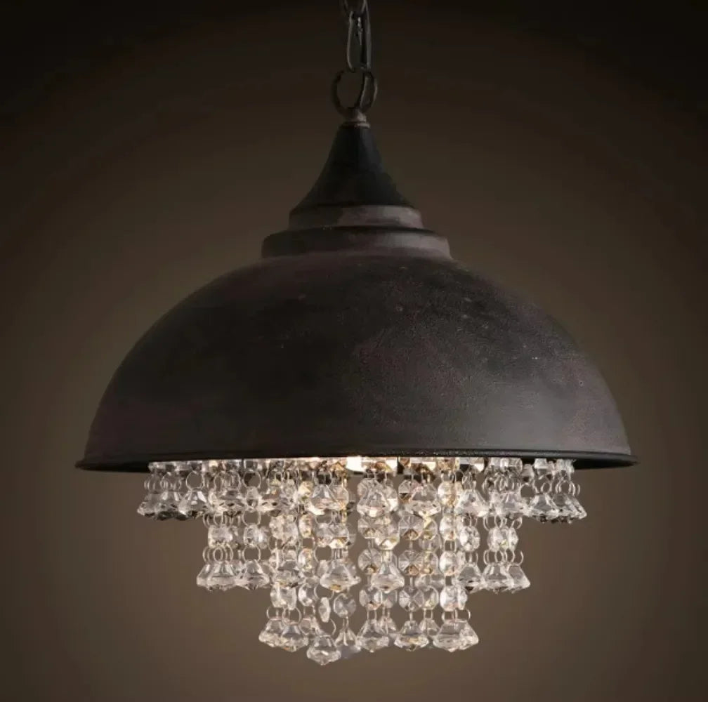 Rustic Vintage Pendant Lamp for Coffee Bars & Dining Spaces