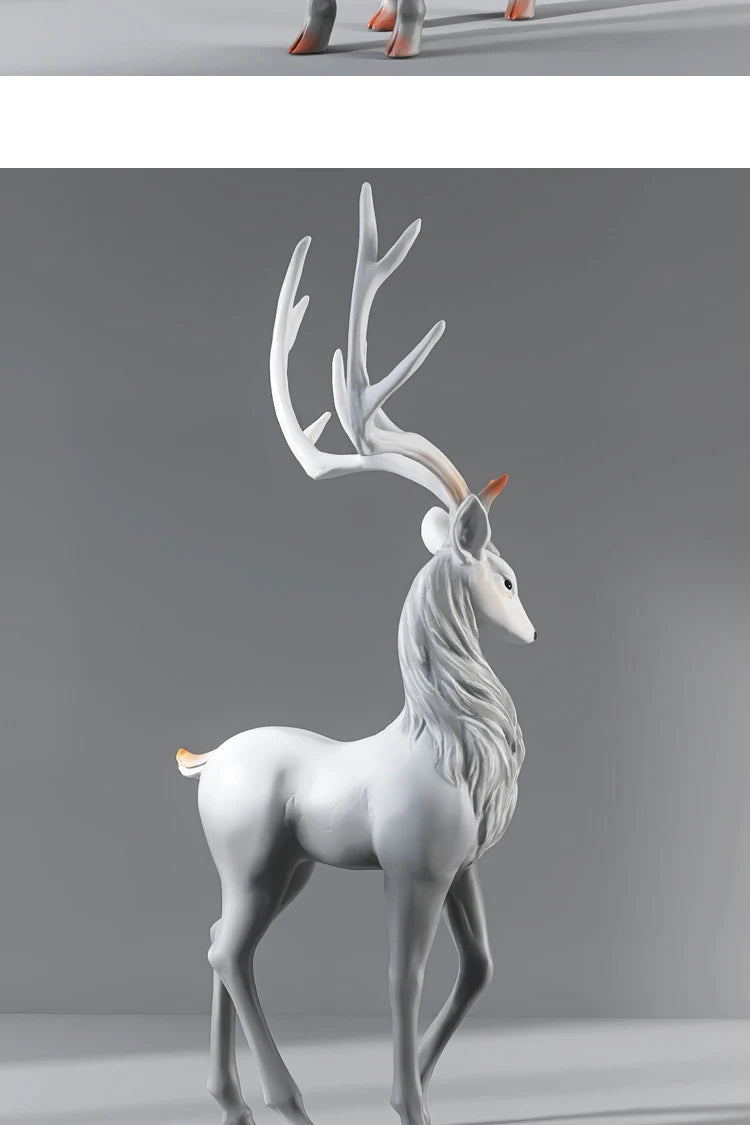 Handcrafted 120cm Deer Ornament Perfect Living Room Centerpiece