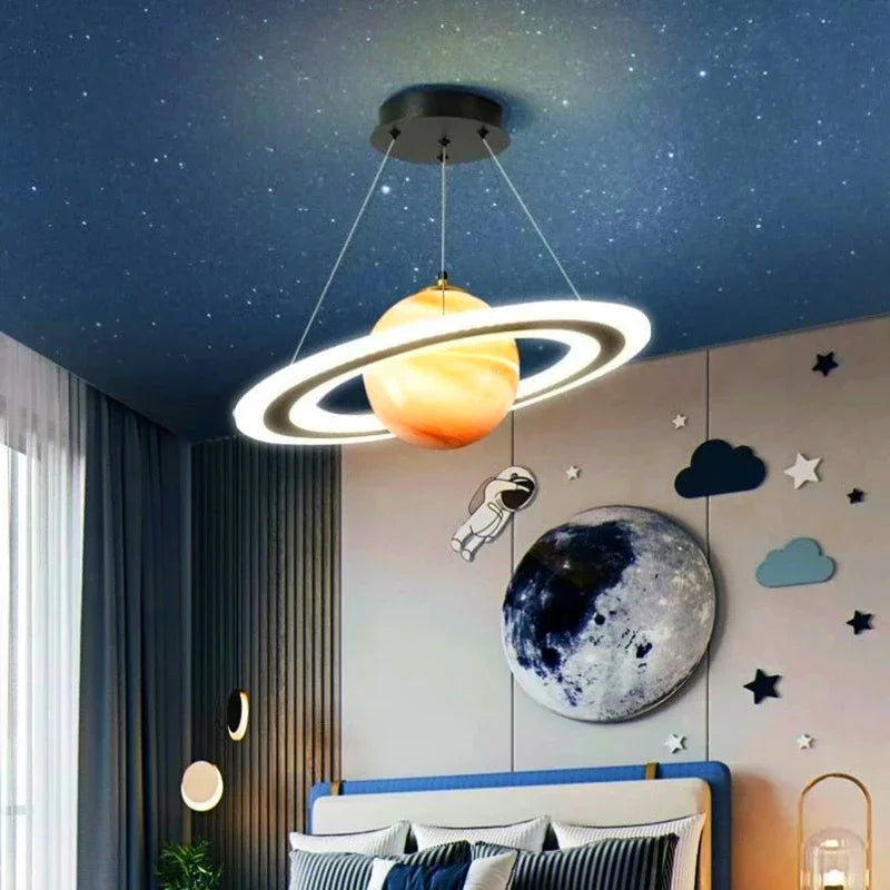 Stylish Planet Chandelier Unique Hanging Light for Any Space