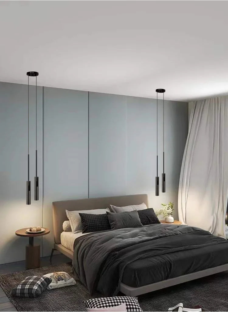 Sleek Hanging Spotlight Chandelier for Modern Homes & Restaurants
