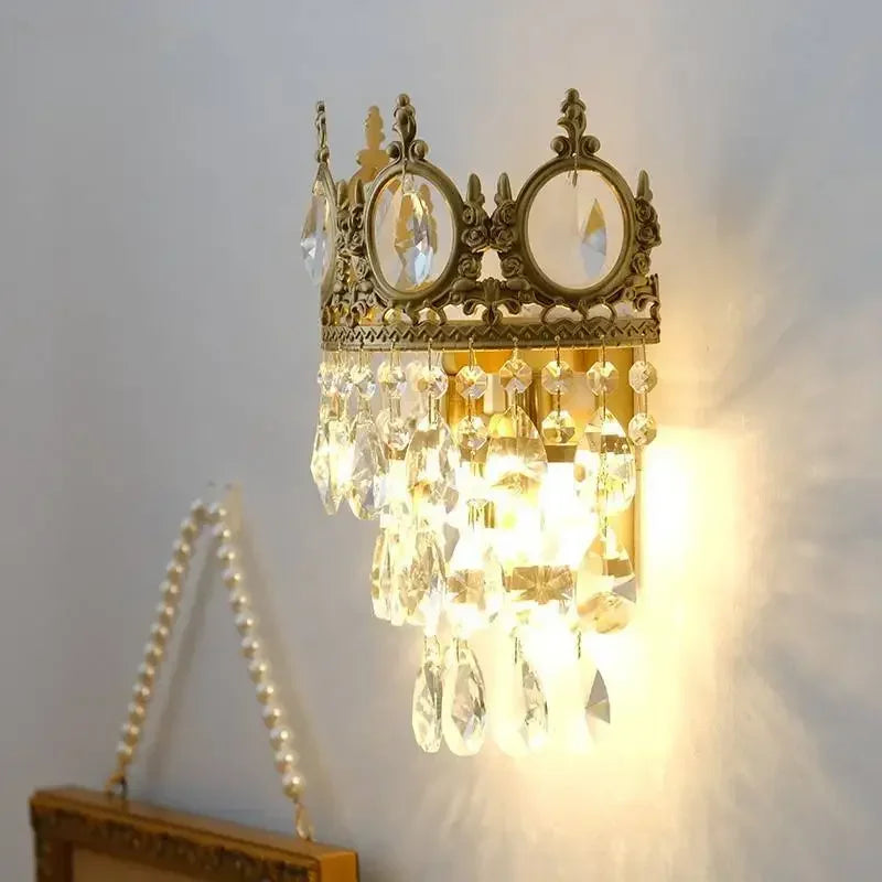 French Crystal Hanging Lamp for Corridor, Dining & Living Spaces