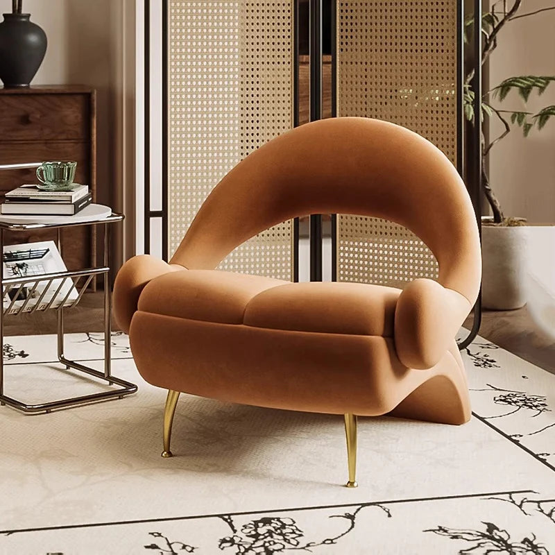 Portable Solid Wood Sofa Chair – Unique Designer Armchair for Any Space