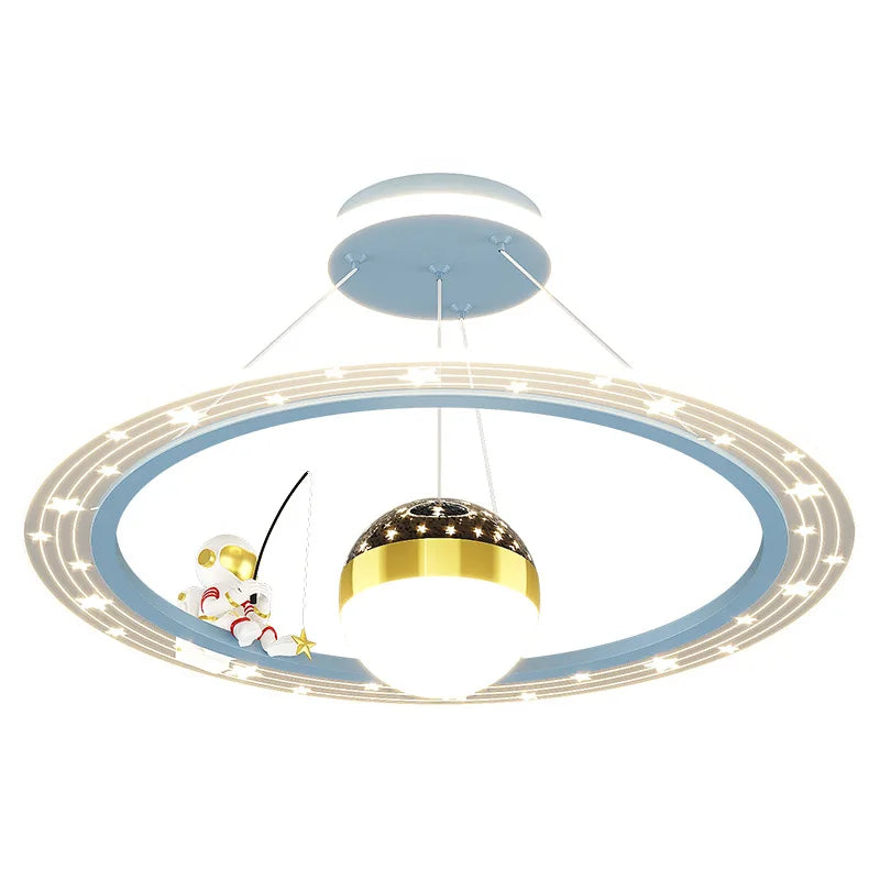 Stylish & Fun Astronaut Pendant Lamp Perfect for Space Themed Bedrooms