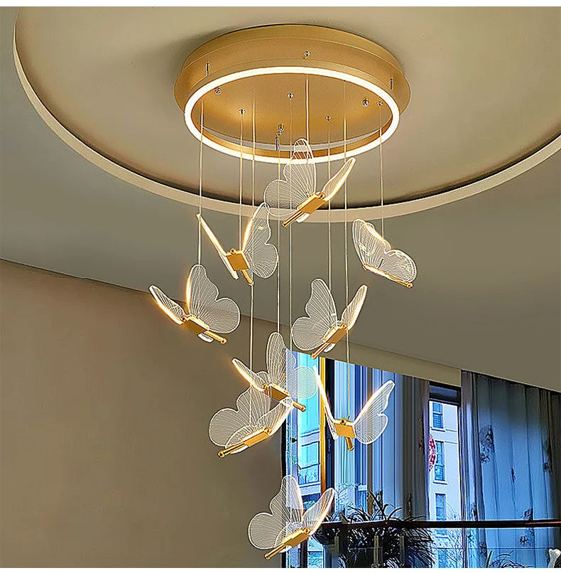 Butterfly Adjustable Pendant Lights Bring Grace & Style Home