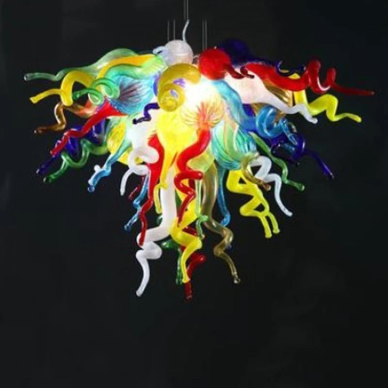 Luxury Handmade Blown Glass Chandelier for Home, Office & Retail Spaces