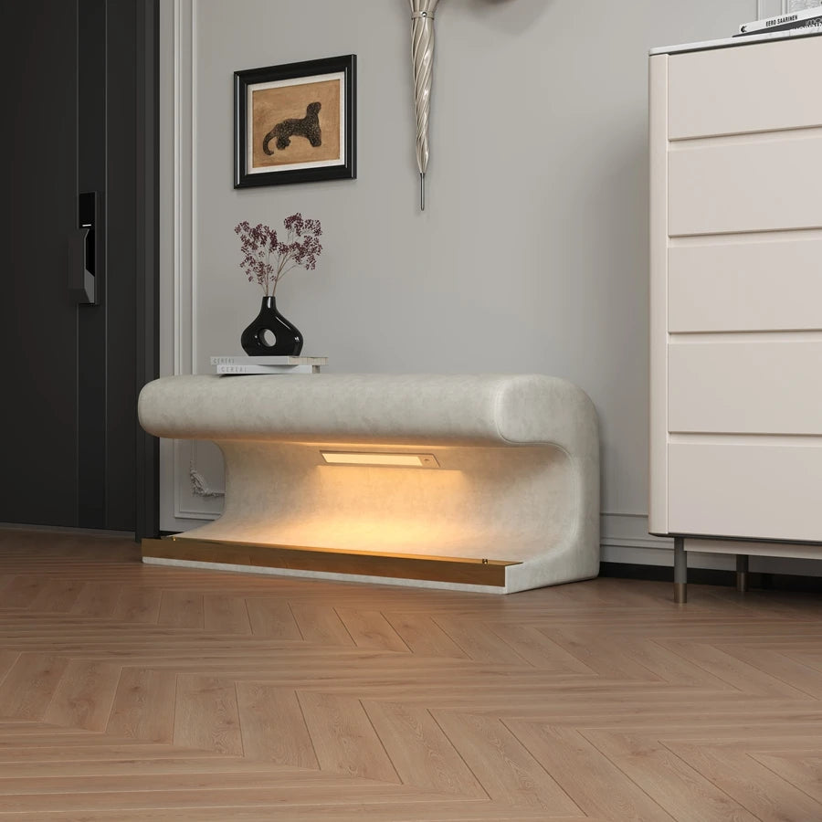 Spacious Velvet Storage Ottoman Perfect for Bedrooms & Living Spaces