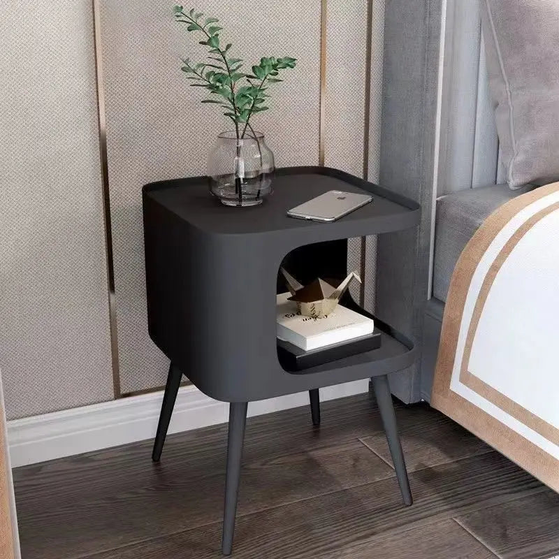 Nordic Minimalism Sofa Side Table With Geometric Design