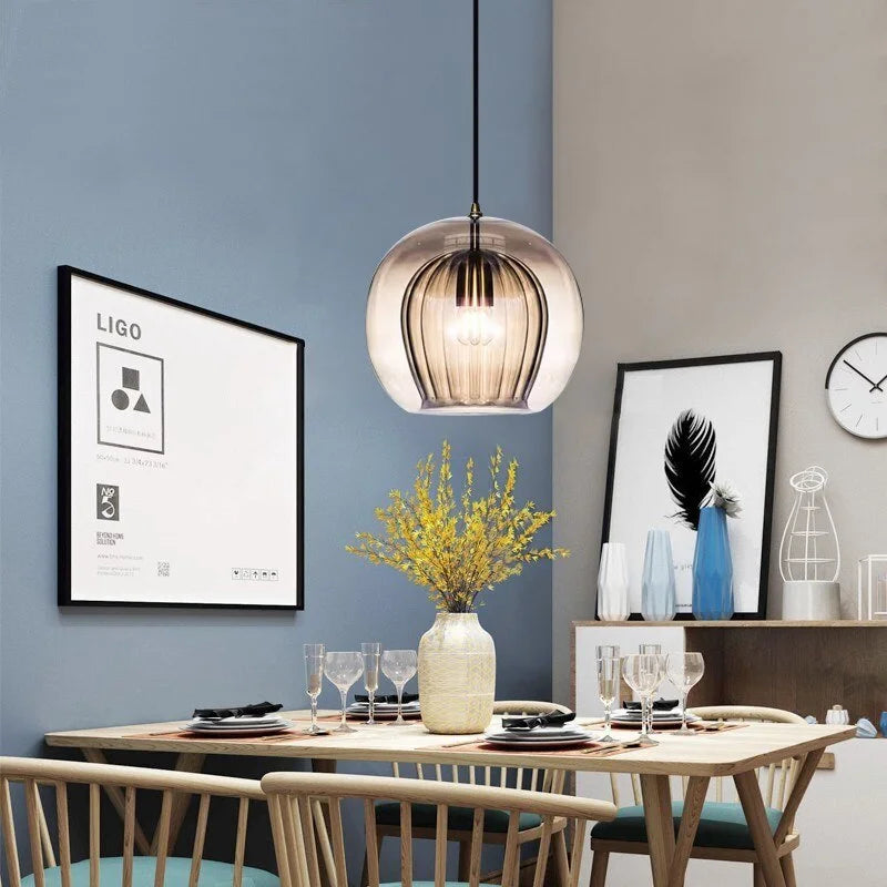 Sleek & Modern Glass Pendant Light for Any Room