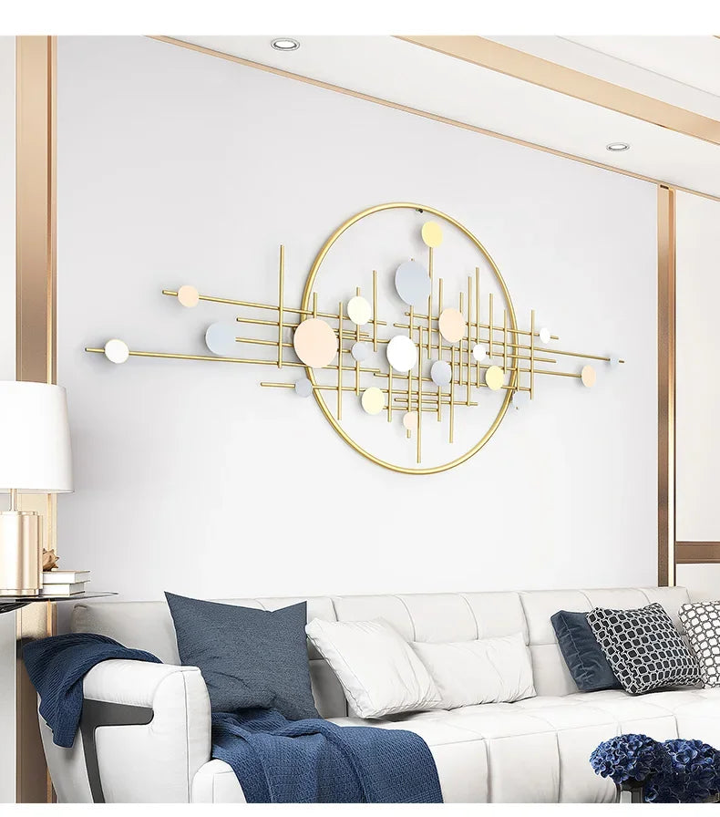 Creative Wall Pendant Decoration – Iron Art Luxury Accent for Stylish Rooms