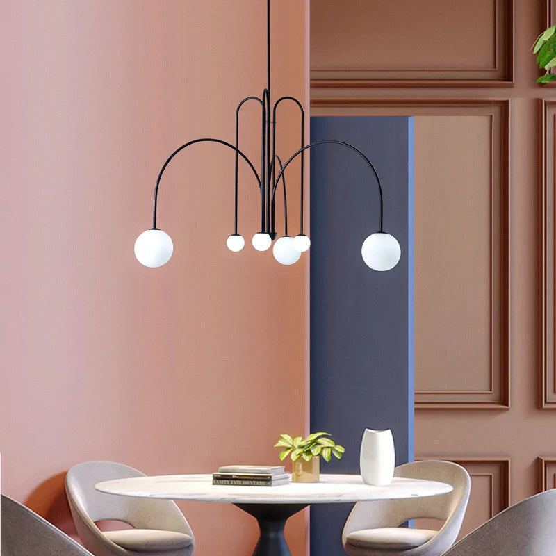 Trendy LED Chandelier Perfect for Bedrooms, Boutiques & Modern Spaces