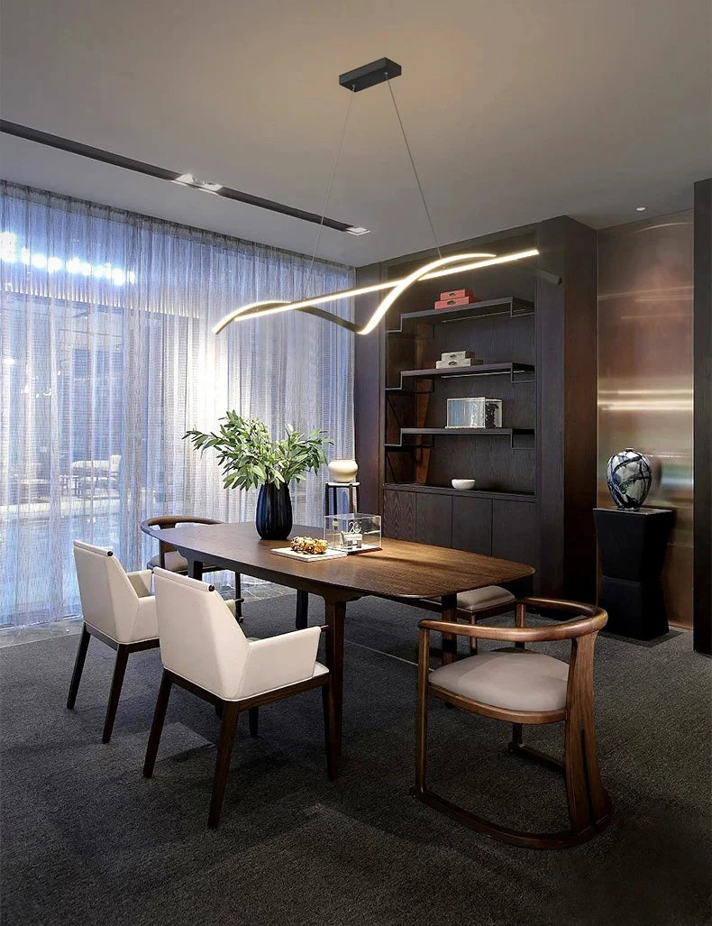 Luxury Ultra Modern LED Pendant Light Perfect for Dining & Kitchen Spaces