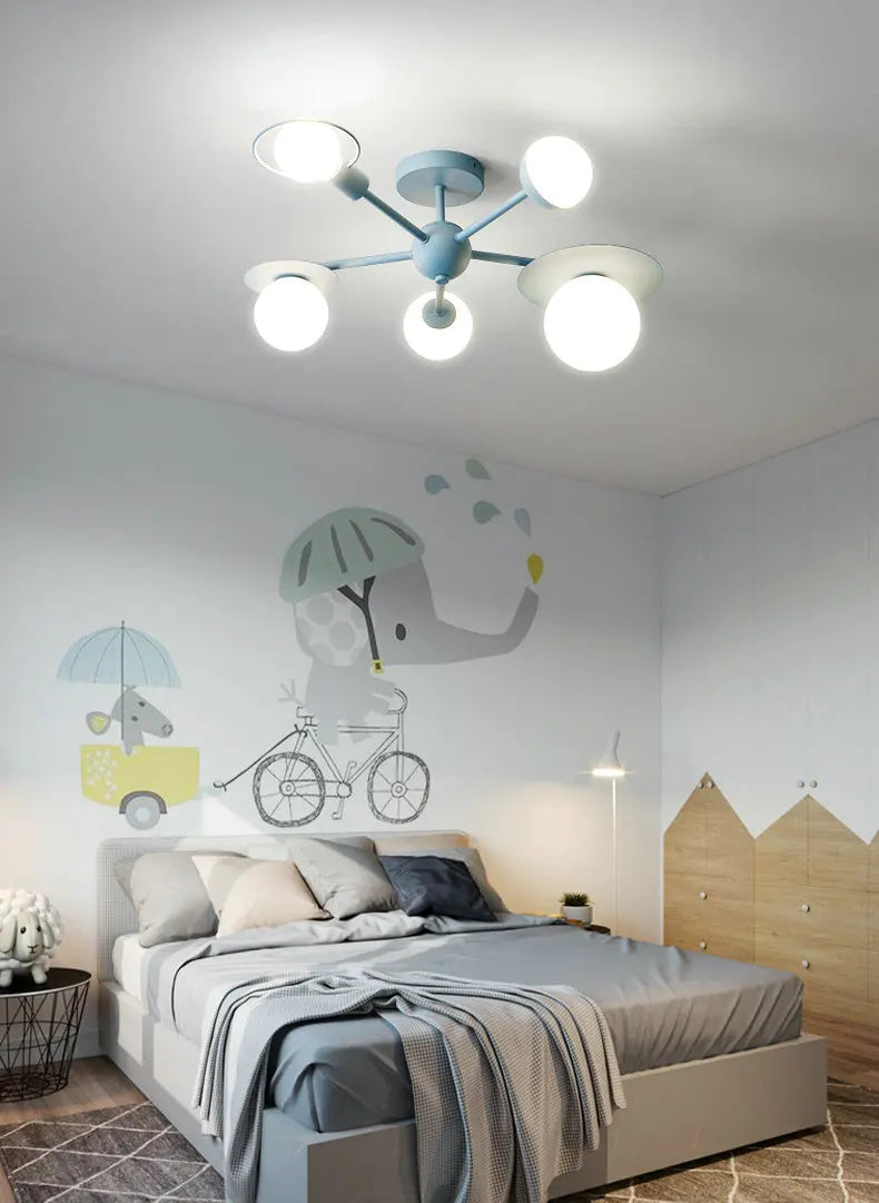 harming Glass Lampshade LED Light Perfect for Boys & Girls