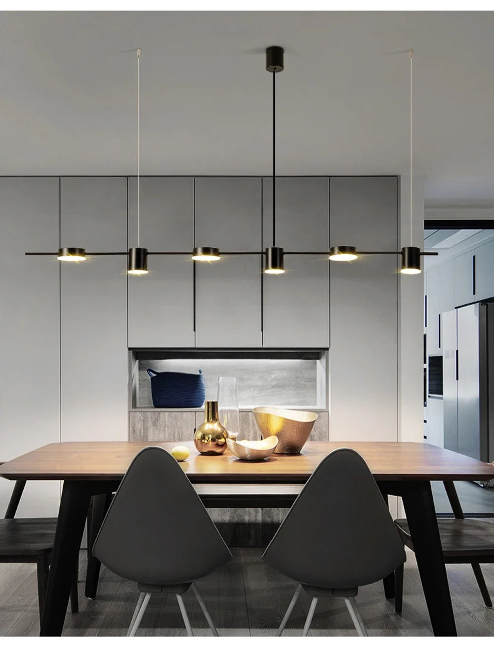Sleek & Stylish LED Chandelier Perfect for Dining, Kitchen & Living Room