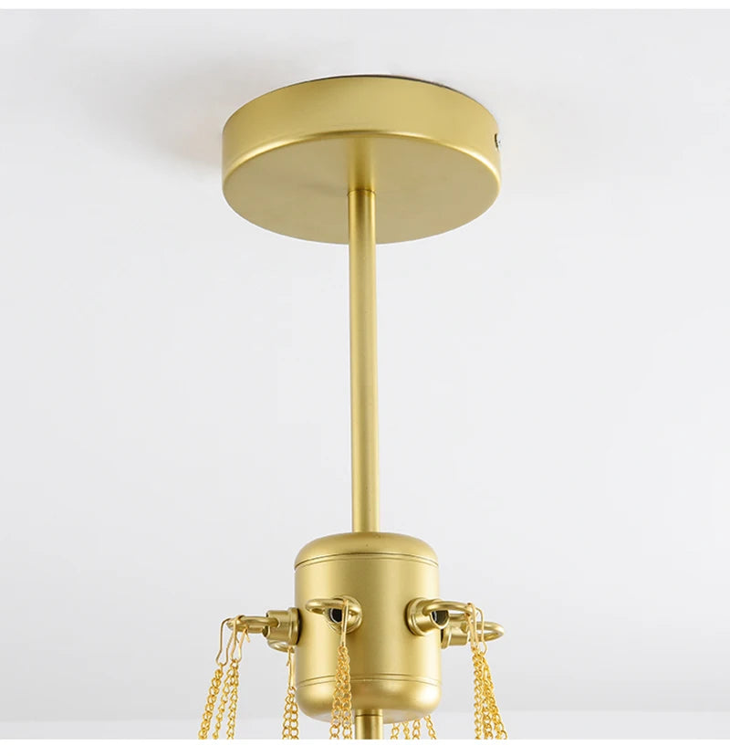 Sleek Black Gold Glass Pendant Lighting