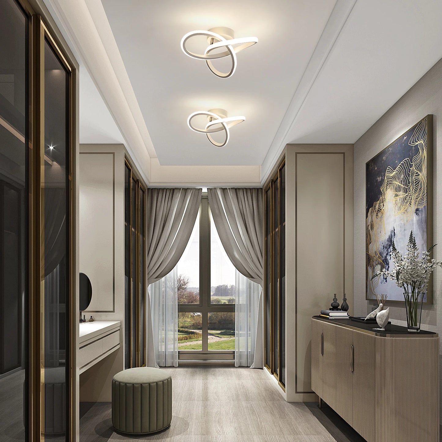 3 Color LED Chandelier for a Chic Modern Look