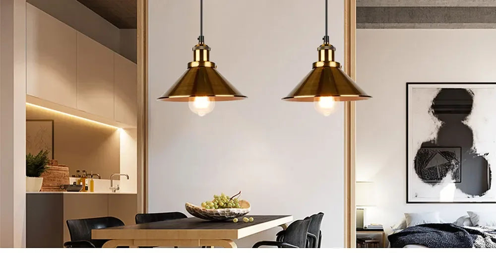 Stylish Vintage Pendant Lamp Transform Your Dining Room with Vintage Charm