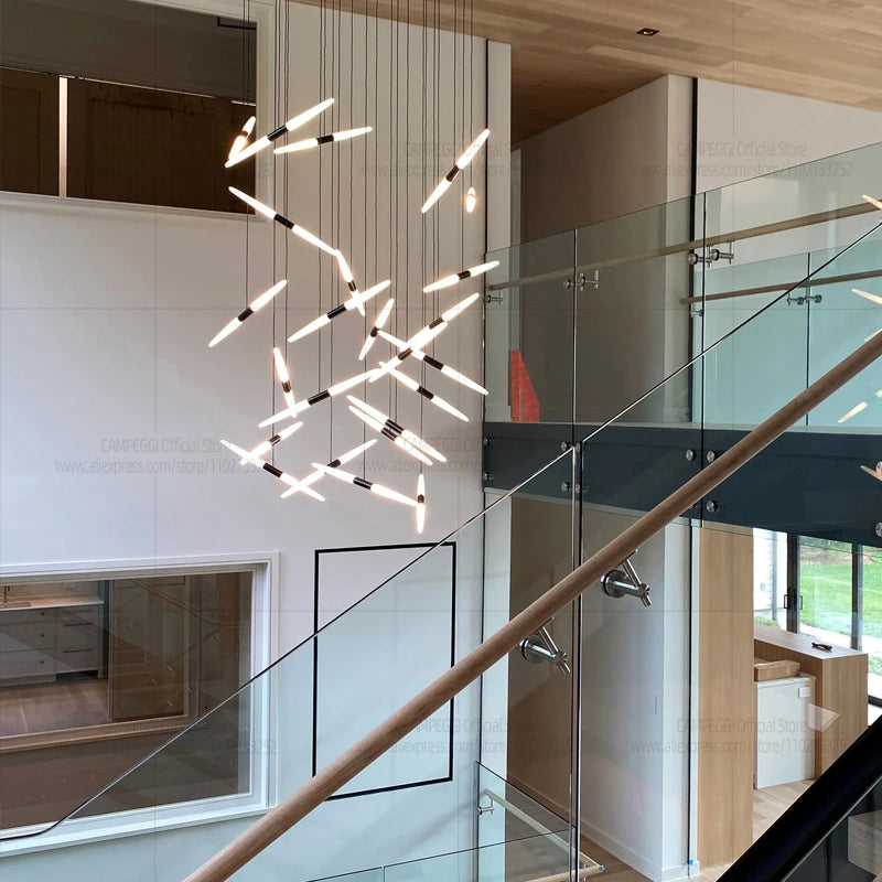 Luxury Duplex & Loft Chandelier for Restaurants & Living Rooms