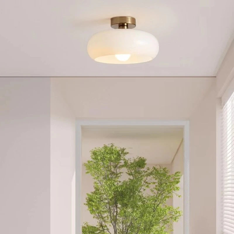 Orange & White Glass Pendant Lamp for Every Room