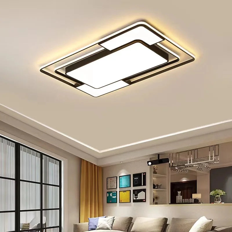 Stylish Square LED Chandelier for Living Room, Dining & Bedroom
