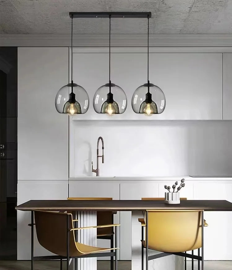 GleamSphere Hanging Light for Your Living Room Ambiance