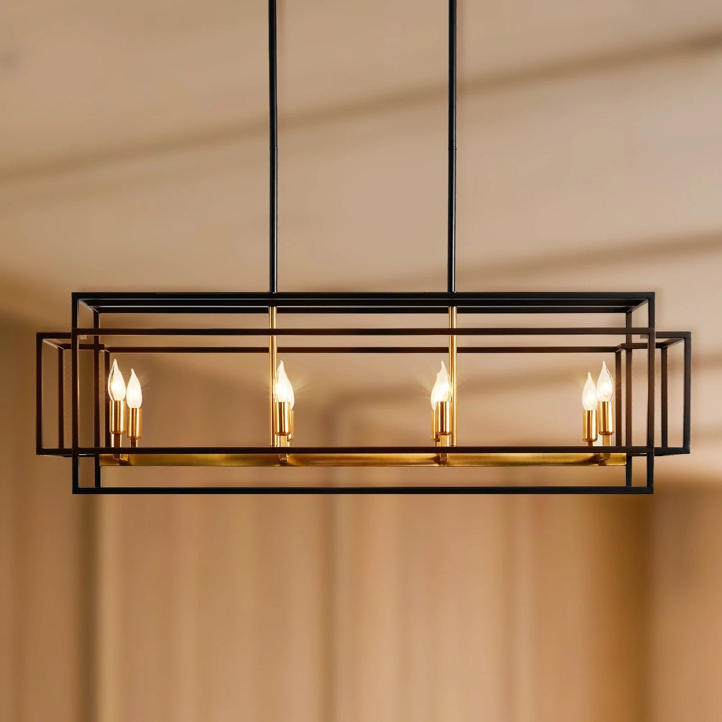 Vintage-Style Industrial Chandelier – Perfect Pendant Lamp for Dining & Kitchen Islands