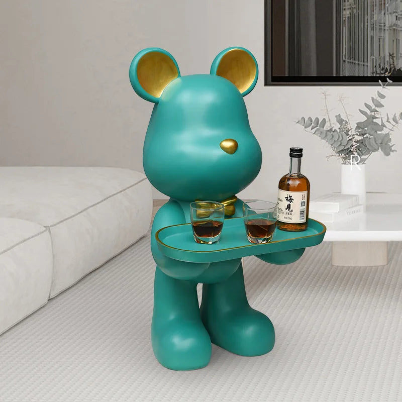 Nordic Bear Minimalistic Coffee Table or Ornaments Table For Home
