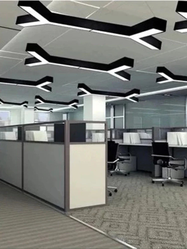 Office Lighting Reinvented Simple Modern LED Chandelier Design