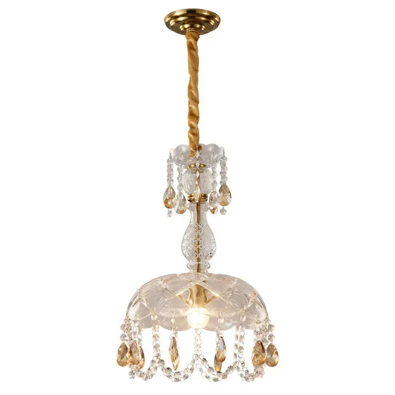 Luxury Crystal Ceiling Lamps Shine Bright in Your Bedroom & Dining Room with LED Elegance