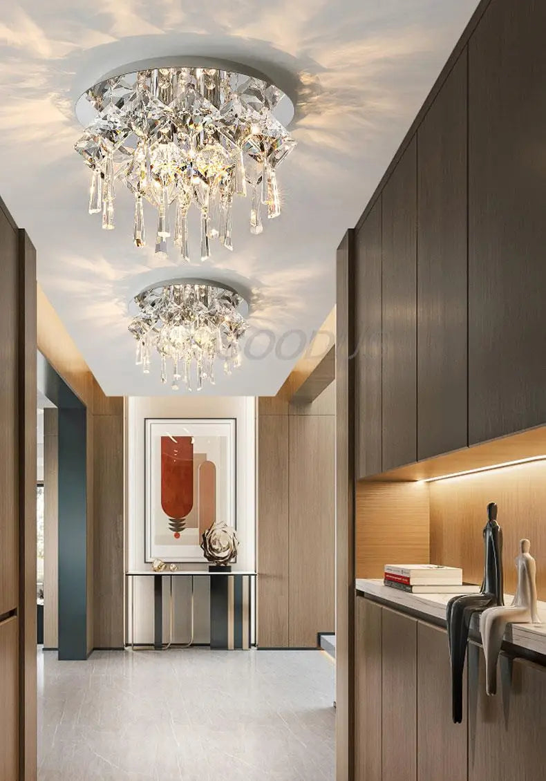 Luxury Lustre LED Ceiling Light for Living Room and Bedroom Décor