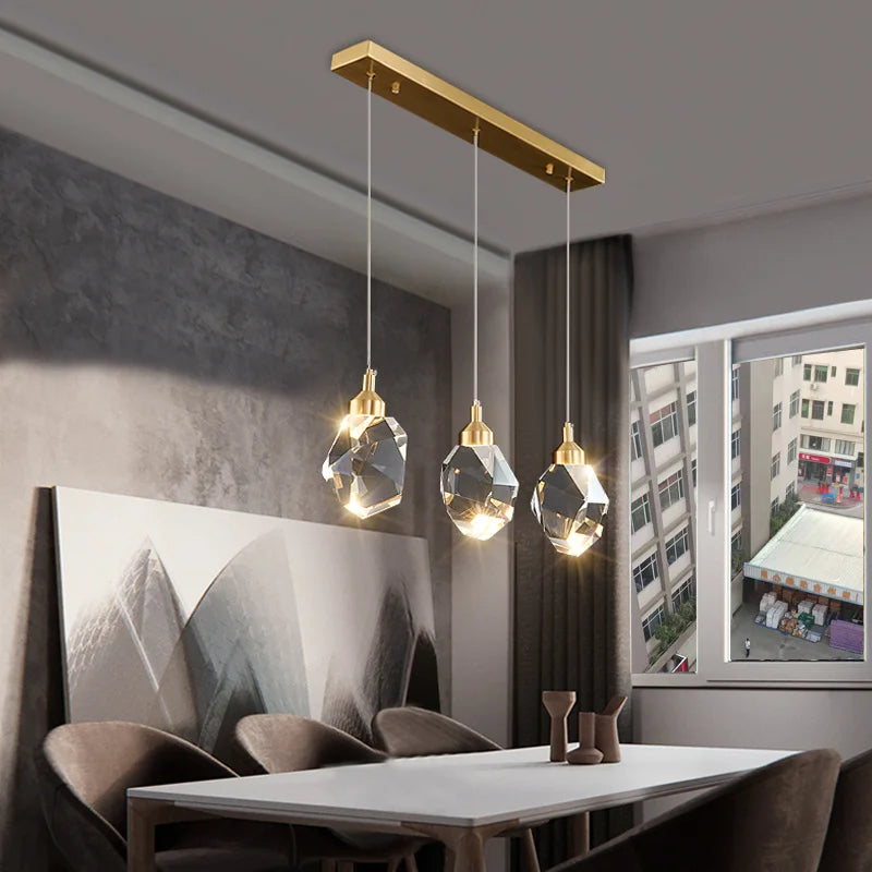 Dazzling LED Crystal Light Glamorous Touch to Any Room