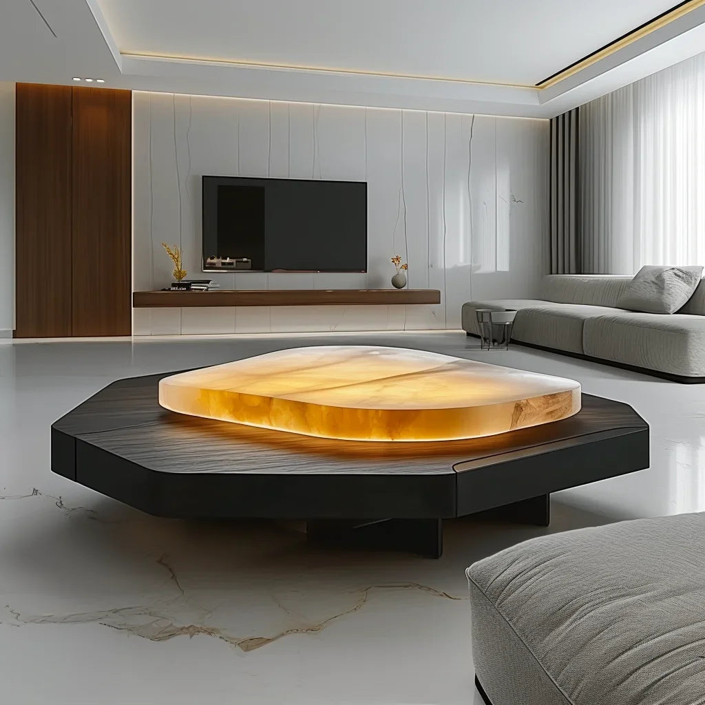 Luxury Stone Coffee Table for Living Rooms