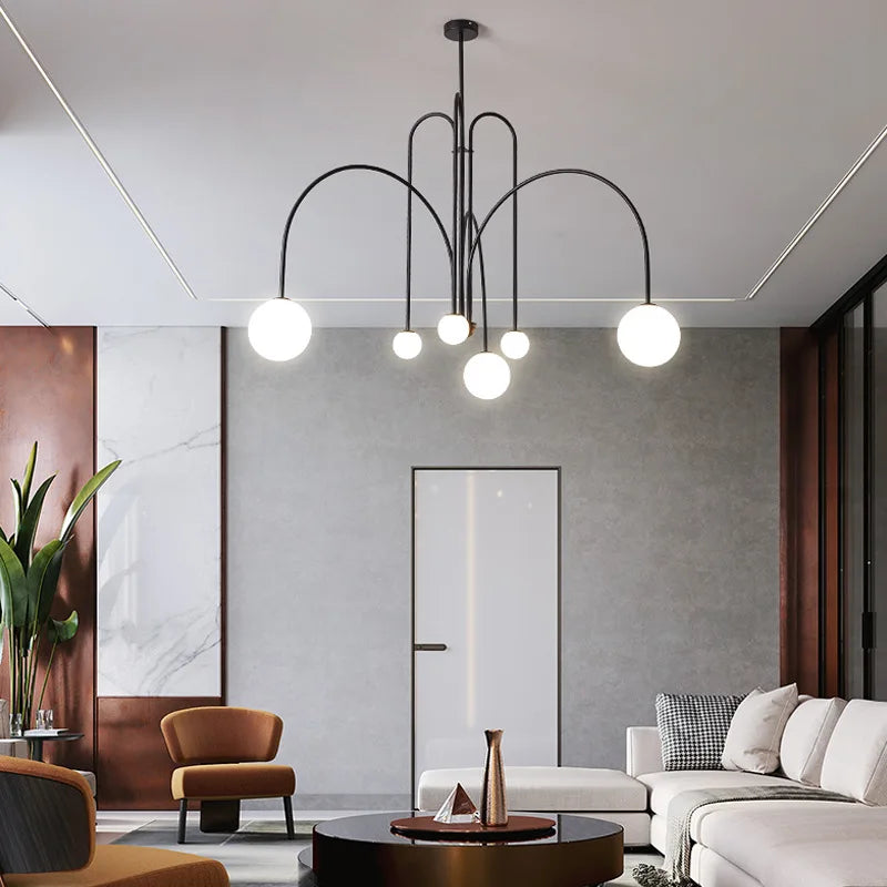 Trendy LED Chandelier Perfect for Bedrooms, Boutiques & Modern Spaces