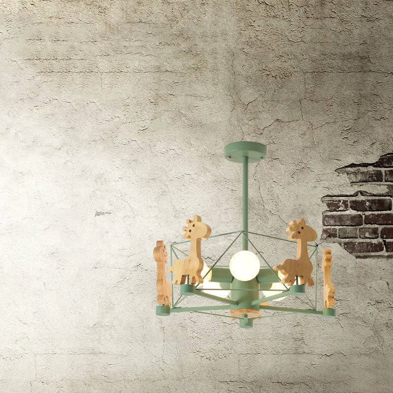 Whimsical Deer Pendant Light for Kids' Bedrooms