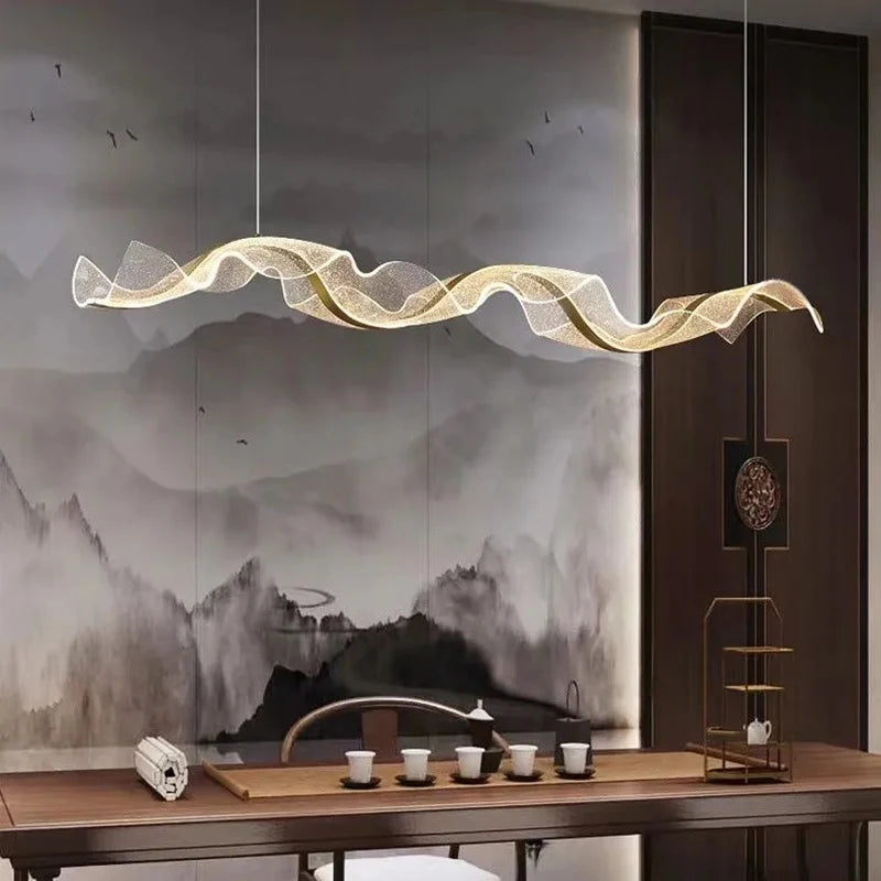 Sleek & Stylish Nordic LED Chandelier for a Minimalist Home Aesthetic