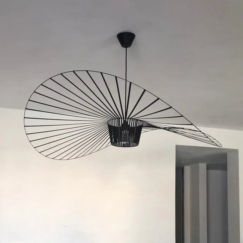 Creative Straw Hat LED Pendant Light Modern Chandelier for Living Room, Bedroom & Restaurant