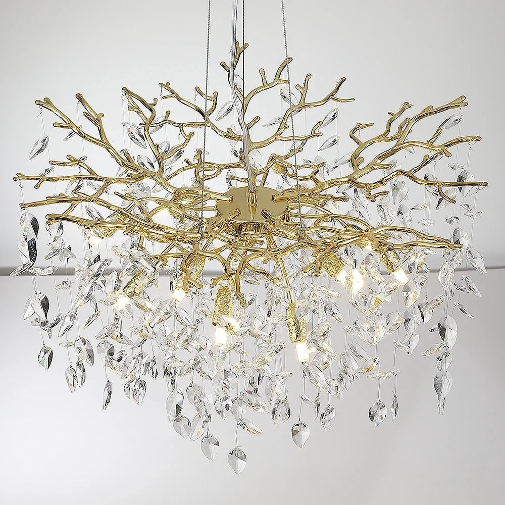 Sparkling Crystal Chandelier for Living & Dining Rooms