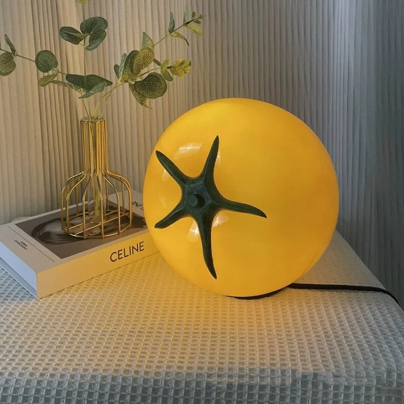 Aesthetic Tomato Pendant Lamp for Bedside, Living Room, or Kitchen