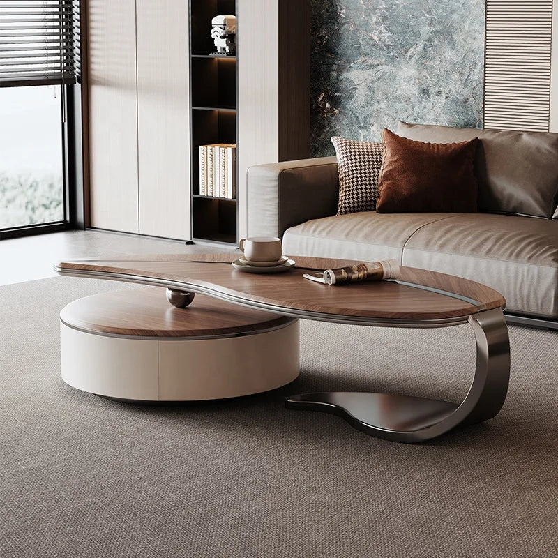 Light Luxury Solid Wood Coffee Table for Your Living Room