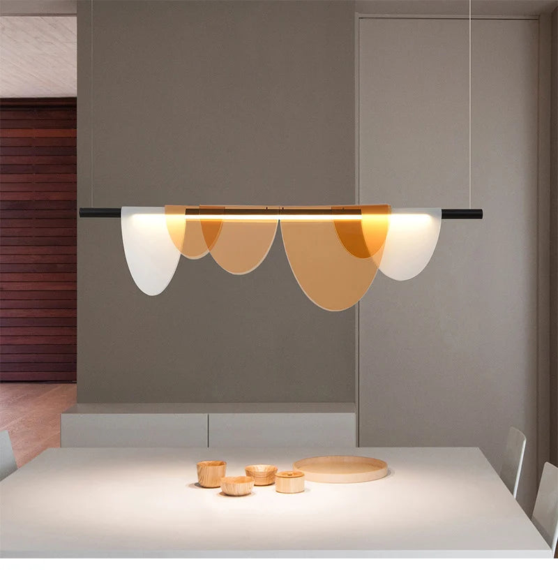 Nordic Lustre Color Strip Light – Elegant Bar Counter & Dining Room Lighting