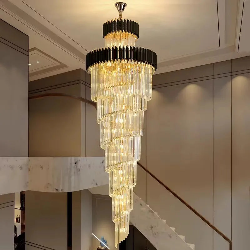Luxury Lighting Best Crystal LED Chandelier for Hotels and Living Spaces