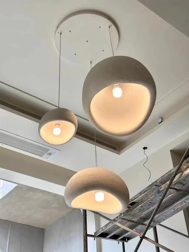 Wabi Sabi Designer Pendant Light Modern LED Chandelier for Elegant Home Interiors