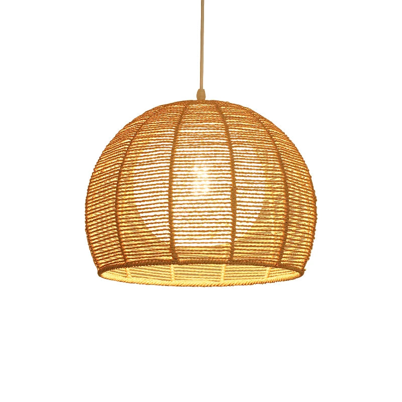 Hand Woven Stylish Bedroom Lamp for Natural Elegance