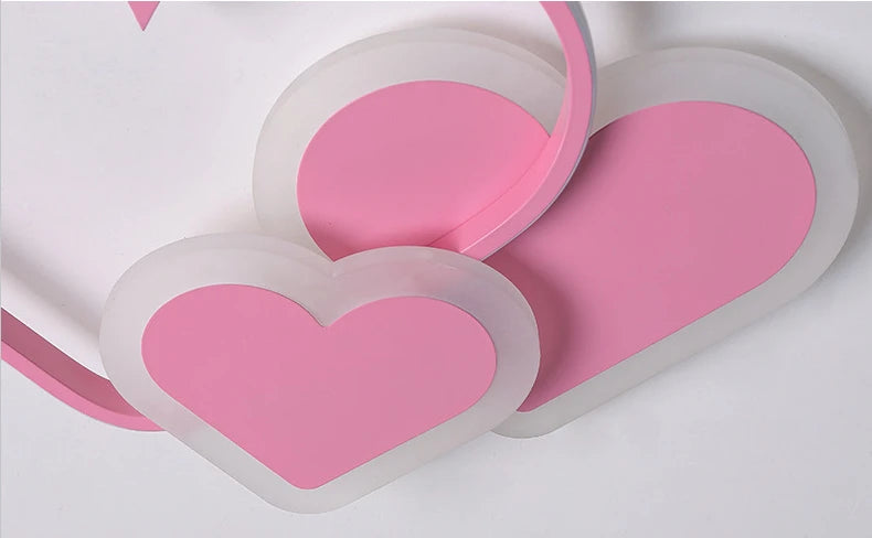 Enchanting Cloud & Heart LED Ceiling Lamp Perfect Touch for Kids’ Spaces